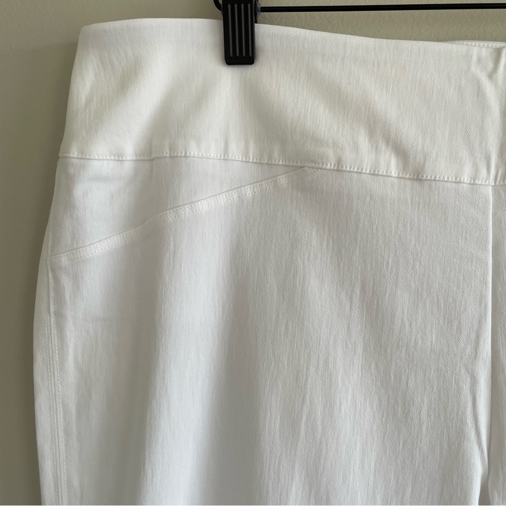 Elliott Lauren Women's Pull On Ankle Pant White Size 16 - Picture 9 of 15